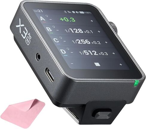 مشغل فلاش Godox X3Pro N X3Pro-N TTL اللاسلكي لكاميرات نيكون مع تكامل البلوتوث والتحكم في التطبيق 2.4 جيجا هرتز نظام X اللاسلكي أوضاع التصوير الاحترافية شحن سريع وظيفة TCM تعمل باللمس in Kuwait