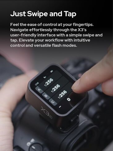 Godox X3N X3-N متوافق مع كاميرا نيكون، TTL Wireless Touch Screen Flash Trigger 2.4G تلقائي/يدوي/فلاش متعدد، بطارية ليثيوم مدمجة، (إصدار ترقية X2T-N XPro-N) in Kuwait
