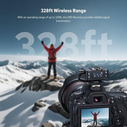 Godox XR-S XRS TTL Wireless Receiver for Sony Flash, Remote Shutter Control via X3Pro, 100m Range, 1270mAh Battery, 0.96" Color Screen Receiver for Sony Camera Flash in Kuwait