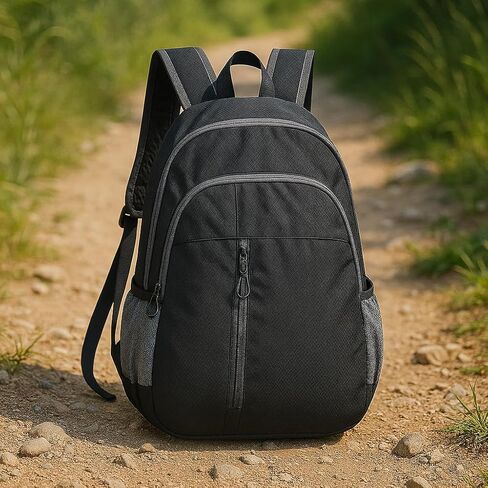 Ultra-Light Portable Foldable Sports Backpack - Thin Waterproof Outdoor Hiking Daypack (Navy Blue) in Saudi Arabia