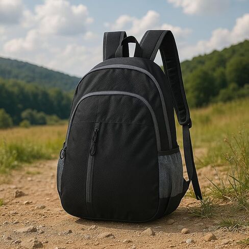 Ultra-Light Portable Foldable Sports Backpack - Thin Waterproof Outdoor Hiking Daypack (Navy Blue) in Saudi Arabia