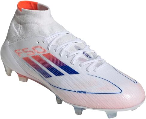 adidas Womens F50 Elite Firm Ground Mid Soccer Cleats - White in Kuwait