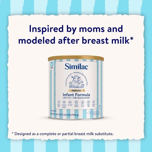 Similac Irish Farms, تركيبة أطفال سهلة الهضم، تركيبة للرضع، من 0 إلى 12 شهرًا، علبة 24.7 أونصة in Kuwait
