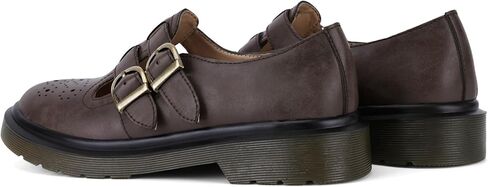 Womens Platform Loafers Chunky Mary Janes for Women with Double Straps 90s Vintage Style Platform Mary Jane Shoes in Saudi Arabia