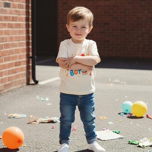 Birthday Shirt Toddler Baby Boy Girl Letter Printed Short Sleeve T-Shirt Top 6 12 18 24 Months 2T 3T Tee Shirts in Saudi Arabia
