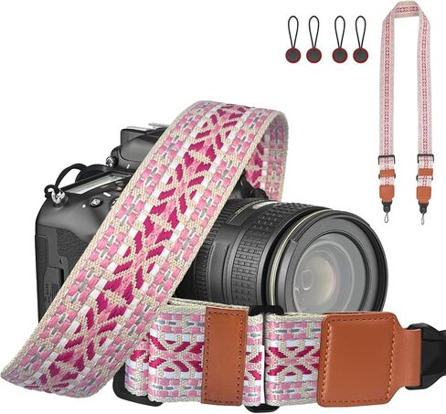 Lifestyle Stripes Camera Strap with Quick Release Buckles, suitable for all cameras in Kuwait