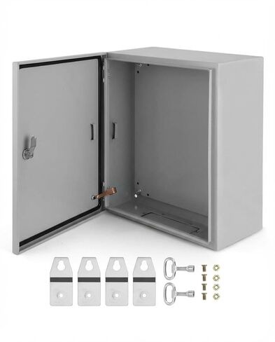 Outdoor NEMA Steel Enclosure, 24x24x12" NEMA 4x Steel Electrical Box, IP66 Waterproof & Dustproof, Outdoor/Indoor Electrical Junction Box in Saudi Arabia