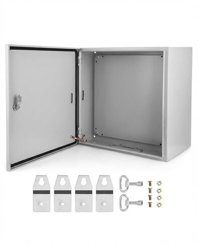 Outdoor NEMA Steel Enclosure, 24x24x12" NEMA 4x Steel Electrical Box, IP66 Waterproof & Dustproof, Outdoor/Indoor Electrical Junction Box in Saudi Arabia