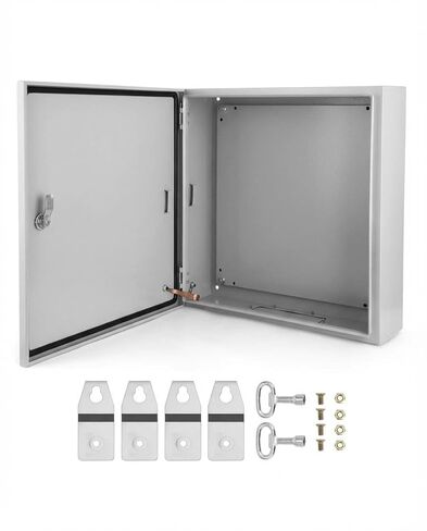 Outdoor NEMA Steel Enclosure, 24x24x12" NEMA 4x Steel Electrical Box, IP66 Waterproof & Dustproof, Outdoor/Indoor Electrical Junction Box in Saudi Arabia