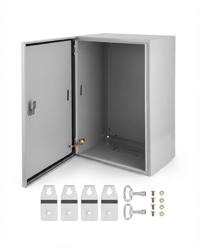 Outdoor NEMA Steel Enclosure, 24x24x12" NEMA 4x Steel Electrical Box, IP66 Waterproof & Dustproof, Outdoor/Indoor Electrical Junction Box in Saudi Arabia