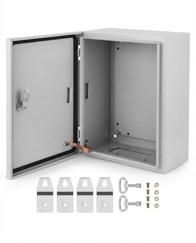 Outdoor NEMA Steel Enclosure, 24x24x8 NEMA 4X Steel Electrical Box, IP66 Waterproof & Dustproof, Outdoor/Indoor Electrical Junction Box in Saudi Arabia