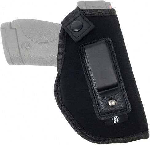حافظة مسدس IWB من PH - مادة ناعمة للحمل مخفية - جزء داخلي ناعم - يناسب M&P Shield 9mm.40.45 Auto/Glock 26 27 29 33 42 43 / Ruger LC9، LC380 - Taurus Slim، PT111 - سلسلة Springfield XDs in Saudi Arabia