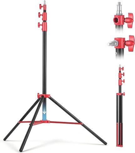 Light Stand Photography, 9.2ft/280cm Air-Cushioned Heavy Duty Tripod Stand in Saudi Arabia
