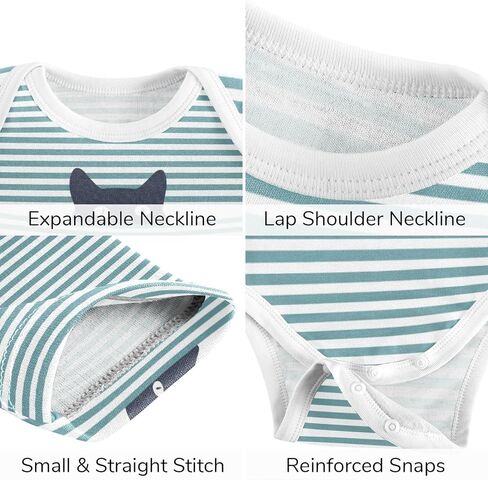 Baby Clothes Set Infant Bodysuits Pants Sets 0-24M For Boys Girls in Kuwait