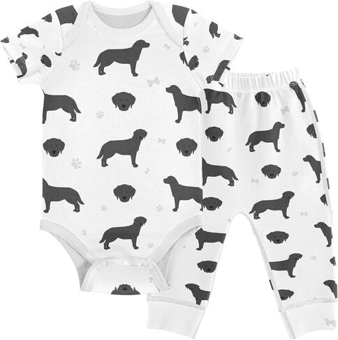Baby Clothes Set Infant Bodysuits Pants Sets 0-24M For Boys Girls in Kuwait
