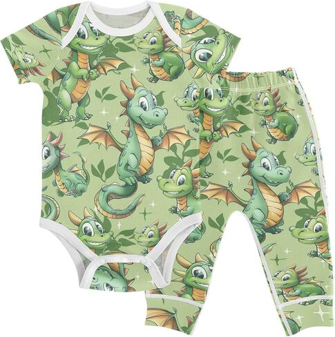 Baby Clothes Set Infant Bodysuits Pants Sets 0-24M For Boys Girls in Kuwait