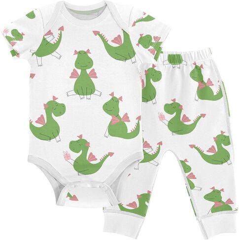 Baby Clothes Set Infant Bodysuits Pants Sets 0-24M For Boys Girls in Kuwait