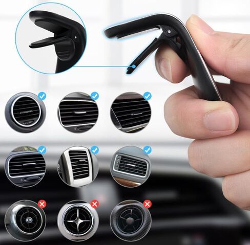 حامل هاتف مغناطيسي للسيارة على شكل حرف L لسيارة Alfa Romeo Sportiva Mito Quadrifoglio GT GTV، حامل خلوي يدعم الملاحة للهاتف الذكي ملحق لوحة القيادة بدون مشبك يدوي، دعامة ملاحة، أحمر in Kuwait