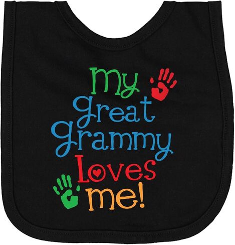 إنكتاستيك My Great Grammy Loves Me Grandchild مريلة حديثي الولادة in Kuwait