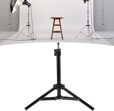 Fill Light Tripod Stand Foldable ABS 50cm Maximum Height - Stable Three - Leg Design for Ring Light, Camera, and Live Video Selfie Stick in Kuwait