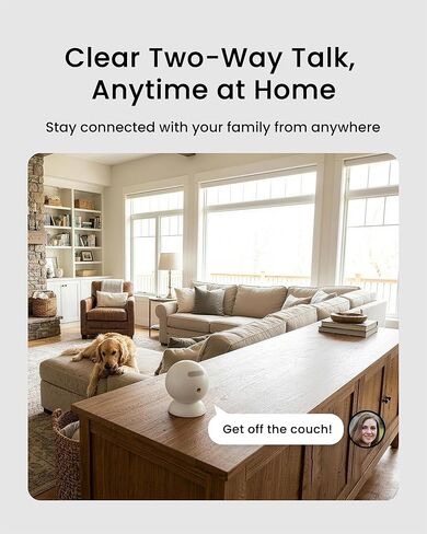 youkey Magnetic Indoor Security Camera Wireless, 2K Battery Powered Camera, No Subscription, Built-in 8GB Storage, Wire-Free for Renters, Compatible with Alexa & Google, Pet/Baby Monitor(S320) in Kuwait