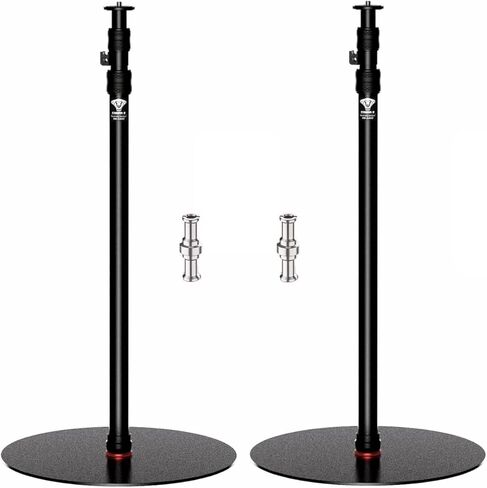 IFOOTAGE RB-A400 مثل حامل ضوء سبائك الألومنيوم Monopod ذو قاعدة مستديرة مقاس 79 بوصة الجديد لتسجيل الفيديو، والبث المباشر، والمقابلات، والحمولة 22 رطلًا، (منتج النعناع، ​​صندوق به عيوب طفيفة) in Kuwait