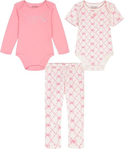 Juicy Couture Baby Girls' 2-pack Bodysuit and Pants Set in Kuwait