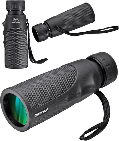 Blackhawk 10x40 Waterproof Monocular Compact Fogproof, Multi-Coated Optics, Slip-Resistant Grip- Birdwatching Birding, Hiking, Sports, Concerts Outdoor Use monoculars for Adults high Powered in Kuwait