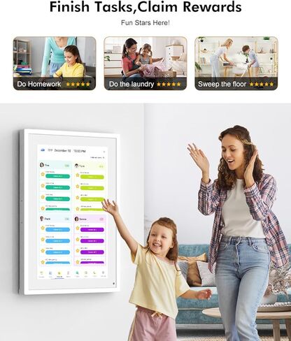Large Digital Picture Frame 32"-WiFi-Photo-Frame - FHD IPS Digital Frame, Remote Control, Auto-Rotate, Slideshow, Load Photo Video from Phone via APP Email, Free Cloud Storage, Gifts for Mom Dad in Kuwait