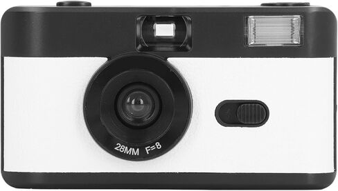 Fabater 35 MM Film Camera, 28 MM F/8 Lens Reusable Film Camera, 1/120s Shutter Speed, Built in Flash, Light Weight, Easy to Use (Films & AAA Battery are not Included) (Pinky) in Saudi Arabia