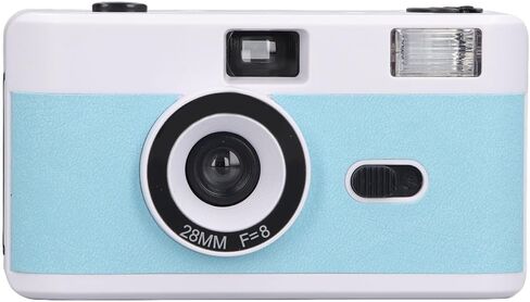 Fabater 35 MM Film Camera, 28 MM F/8 Lens Reusable Film Camera, 1/120s Shutter Speed, Built in Flash, Light Weight, Easy to Use (Films & AAA Battery are not Included) (Pinky) in Saudi Arabia