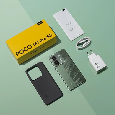 Poco M7 Pro 5G (256GB + 8GB) (for Tmobile Mint Tello & Global) 50MP Dual Sony Camera 6.67" 120Hz Octa Core Unlocked Dual Sim Model 2409FPCC4G Liberado (Purple) in Saudi Arabia