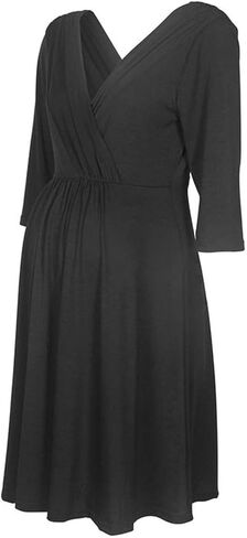 Breastfeeding Dresses Maternity Clothes for Pregnant Women Clothing Pregnancy Dresses Mother Wear Evening Dress in Saudi Arabia