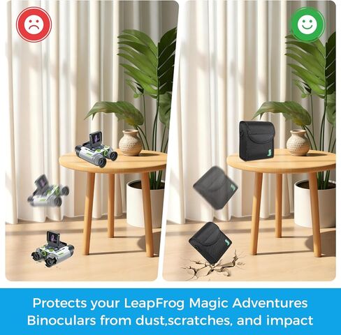حقيبة حمل مناظير LeapFrog Magic Adventures، حقيبة سفر محمولة للتخزين متوافقة مع مناظير LeapFrog in Kuwait