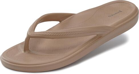 Joomra Womens Arch Support Flip Flops Plantar Fasciitis Thong Sandals | One-piece Design, Supportive Sole, Durable Lightweight Seamless EVA Material, Soft Toe Post, Easy Slip-On in Saudi Arabia