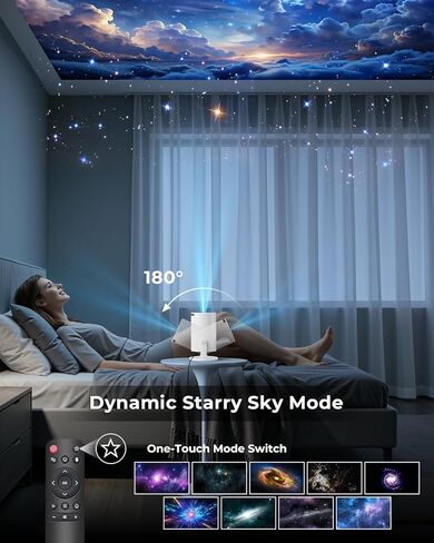 Mini Projector, Portable Projector with Wifi and Bluetooth, Built in Apps in Kuwait