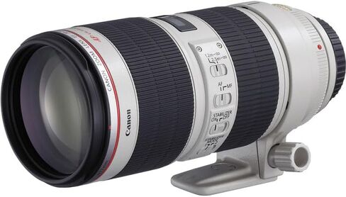 Canon EF 70-200mm f/2.8L هي حزمة عدسات II USM | تكبير تليفوتوغرافي من السلسلة L مع فتحة f/2.8 ثابتة، وضبط بصري، وتركيز تلقائي USM سريع من النوع الدائري | للرياضة والفعاليات (2751B002) + مجموعة الفلاتر + المزيد in Kuwait