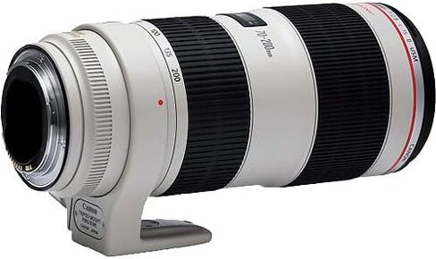 Canon EF 70-200mm f/2.8L هي حزمة عدسات II USM | تكبير تليفوتوغرافي من السلسلة L مع فتحة f/2.8 ثابتة، وضبط بصري، وتركيز تلقائي USM سريع من النوع الدائري | للرياضة والفعاليات (2751B002) + مجموعة الفلاتر + المزيد in Kuwait