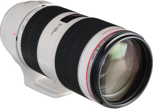 Canon EF 70-200mm f/2.8L هي حزمة عدسات II USM | تكبير تليفوتوغرافي من السلسلة L مع فتحة f/2.8 ثابتة، وضبط بصري، وتركيز تلقائي USM سريع من النوع الدائري | للرياضة والفعاليات (2751B002) + مجموعة الفلاتر + المزيد in Kuwait