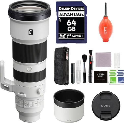 حزمة عدسة Sony FE مقاس 400-800 مم f/6.3-8 G OSS (Sony E) مع الملحقات المتقدمة | عدسة سوني 400-800 in Kuwait
