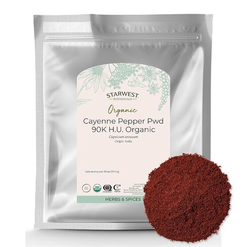 Cayenne Pepper Powder 90K H.U. - capsicum annum, 1 lb,(Starwest Botanicals) in Saudi Arabia