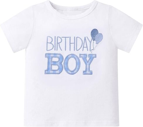 IMEKIS Baby Boys 1st Birthday Outfit Embroidered Cake Smash Shirts with Shorts Summer Party Photo Shoot in Saudi Arabia