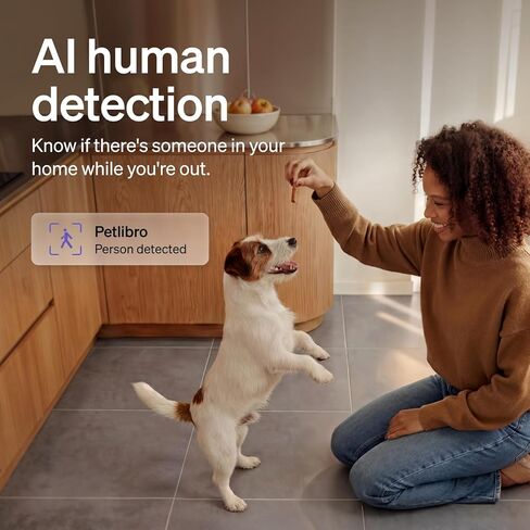 PETLIBRO 90-Day AI Trial Pet Camera Indoor with Phone App, 360° Pan Tilt Dog Camera&Cat Cameras, Indoor Camera WiFi Camera with AI Detection&Recognition, Home Cameras Indoor, Night Vision, 2-Way Audio in Kuwait