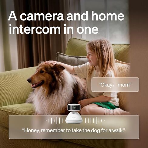 PETLIBRO 90-Day AI Trial Pet Camera Indoor with Phone App, 360° Pan Tilt Dog Camera&Cat Cameras, Indoor Camera WiFi Camera with AI Detection&Recognition, Home Cameras Indoor, Night Vision, 2-Way Audio in Kuwait