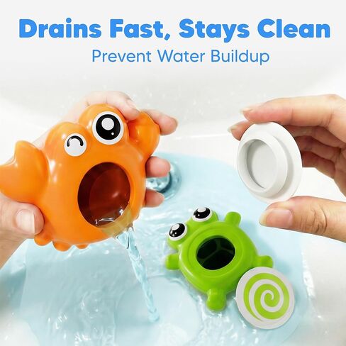 iPlay, iLearn Baby Fishing Bath Toy, Toddler Bathtub Magnetic Fishing Game W/Pole Net Fish Water Squirt Animal, Kid Shower Bathtime for Pool Play, Birthday Gift 6 12 18 Month 1 2 3 Year Old Boys Girls in Kuwait