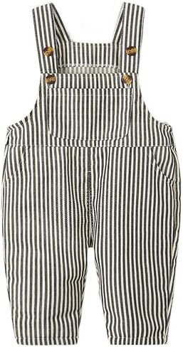 12Months-5Years Toddler Overall Unisex-Baby Stripe Print Denim Jumpsuits & Romper in Kuwait