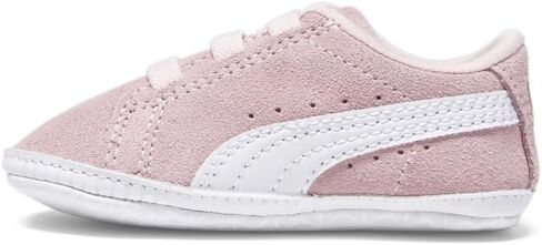 PUMA Infant Girls Suede Classic Crib Slip On Sneakers Shoes Casual - Pink in Saudi Arabia