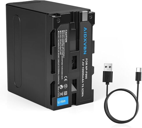 بطارية بديلة NP-F980، لكاميرات الفيديو Sony المتوافقة مع بطارية ليثيوم NP F970، F980، F960، F950، F930، F550، F570، F750 in Kuwait