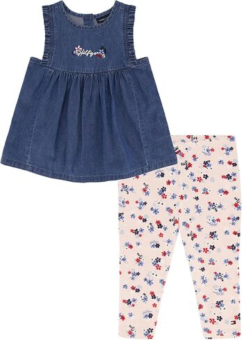 Tommy Hilfiger baby-girls 2-piece Set, Top and Capri Leggings in Kuwait