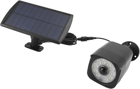 كاميرا مراقبة Fydun Dummy مع ضوء شمسي ومستشعر حركة - IP65، بطارية 2200 مللي أمبير في الساعة، إضاءة مراقبة محاكاة للاستخدام الخارجي in Kuwait